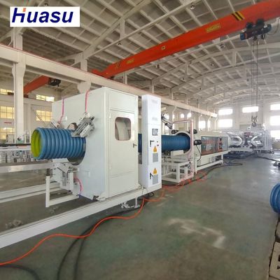 Siemens Electric Element Horizontal Corrugator Double Wall Corrugated Pipe Extrusion Line with 60-2000kg/h Output