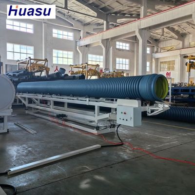 32-1600mm Diameter Double Wall Corrugated Pipe Extrusion Line with Socket Online and 520kW Installed Power