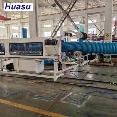 High Speed Production DWC Pipe Extrusion Line Low Energy Consumption and Double-wall Socket Joint Expansion Mode