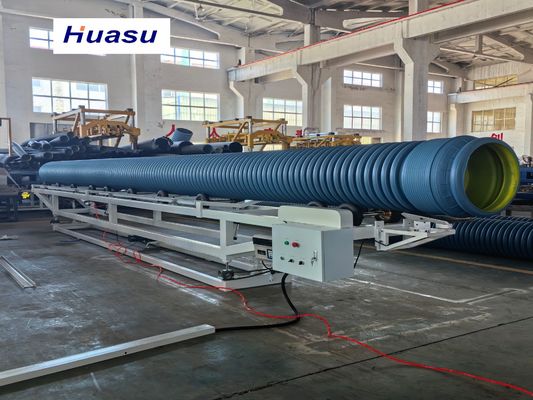 Double Wall Corrugated Pipe Extrusion Line with 32-1600mm Pipe Diameter 60-2000kg/h Capacity and Siemens PLC Technology