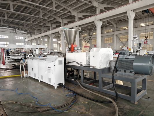 Double Strands Drainage Plastic Pipe Production Line For Pvc