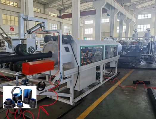 Single-Screw Double Wall Corrugated Pipe Extrusion Line 32-1600mm