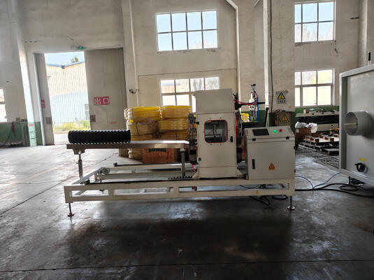 Double Wall Corrugated Pipe Extrusion Line with 20CrMnTi Gear Material and HV>740 Barrel Screw for Vertical or Horizontal Corrugation