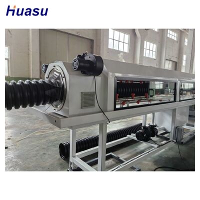 Drainage HDPE Pipe Extrusion Line Specialized in Making Plastic Corrugated Pipe Products Ideal for Water Supply Projects