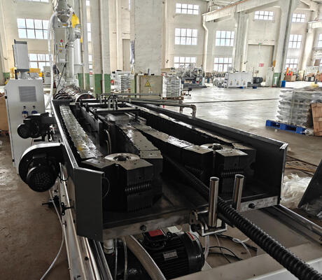 Single Wall Corrugated Pipe Extrusion Line with PLC Control, 37kw Motor Power, and Single-screw Design for Consistent Pipe Production