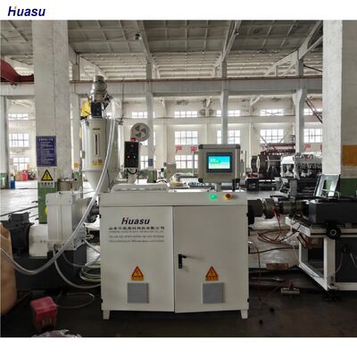 PLC Control Single Wall Corrugated Pipe Extrusion Line with 37kw Motor Power and Single-screw Design