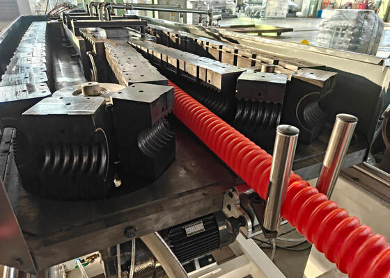 Water Cooling Single Wall Corrugated Pipe Extrusion Line with 16mm-1600mm Pipe Diameter Range and High-Accuracy