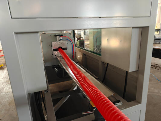 Integral Type Extruder Double Wall Corrugated Pipe Extrusion Line with 100kg/h - 2000kg/h Production Capacity and Siemens Electric System