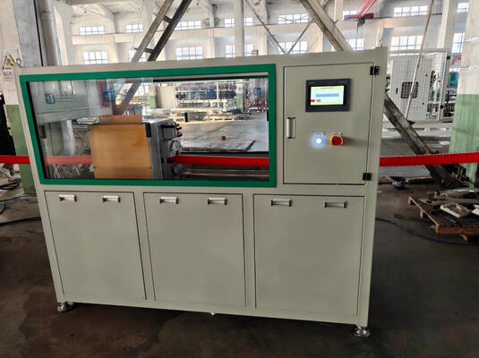 Single Wall Corrugated Pipe Extrusion Line with Water Cooling Siemens Main Motor and PLC Control System