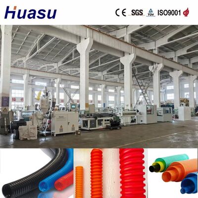 Full Automatic Single Wall Corrugated Pipe Extrusion Line with 32mm-1600mm Pipe Diameter and 60-2000kg/h Output