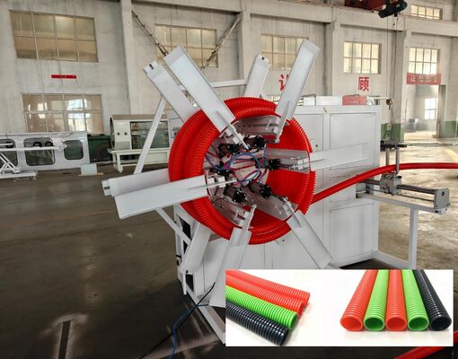 High-Accuracy Single Wall Corrugated Pipe Extrusion Line with Electric Heating and Temperature Sensor for Precision Output