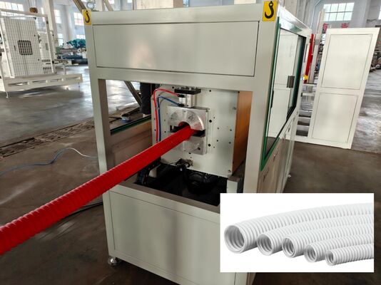 PLC Control Single Wall Corrugated Pipe Production Line for PP PE PVC Raw Materials Ensuring Production and Consistent