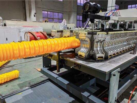 PE PP PVC MPP Single Double Corrugated Pipe Extrusion Line With Differentiated Custmized Pipe 