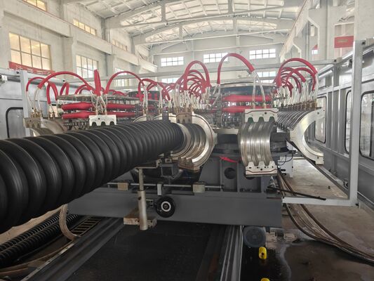 Fully Automatic Single Wall Corrugated Pipe Extrusion Line Featuring 38CrMoAlA Barrel Material and Capacity 60 to 2000kg per hour for Operation