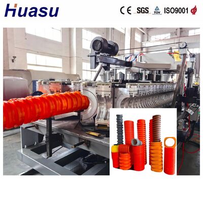 Energy Saving PP Pipe Extrusion Line with PLC Control and Automatic Cutting Machine