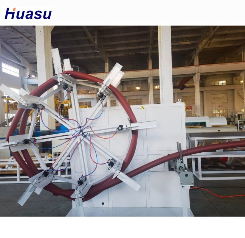 পিএলসি নিয়ন্ত্রিত সলিড ওয়াল এইচডিপিই পাইপ এক্সট্রুশন লাইন বহুমুখী এবং কাস্টমাইজযোগ্য সমাধানের জন্য