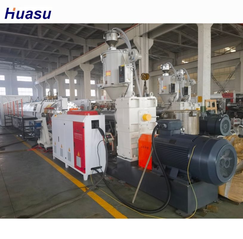 সিমেন্স ইলেকট্রিক পার্টস এইচডিপিই সলিড ওয়াল পাইপ এক্সট্রুশন মেশিন