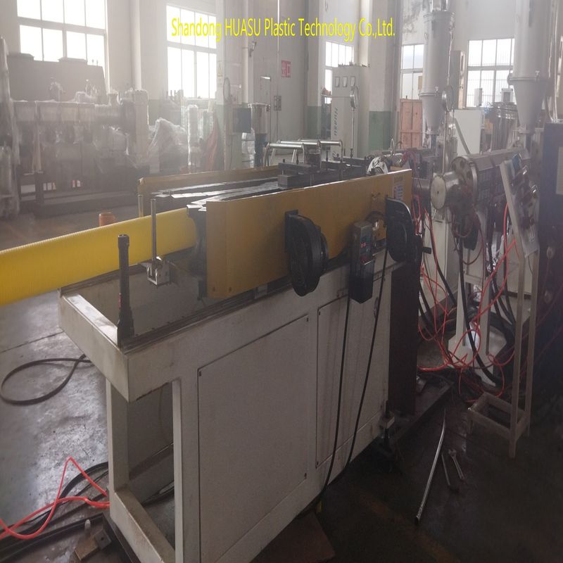 ১৮০-২১০℃ উত্তাপের তাপমাত্রা ২-২০ মি/মিনিট সর্বোচ্চ লাইনের গতি সিমেন্স/এবিবি প্রধান বৈদ্যুতিক ঢেউখেলানো পাইপ উৎপাদন লাইন