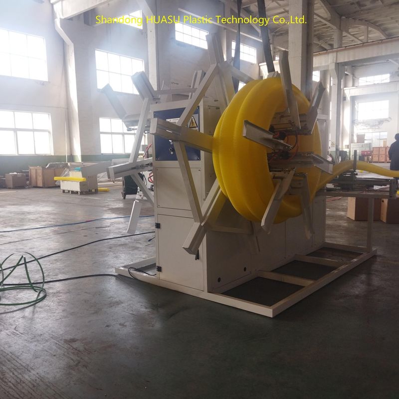 PLC নিয়ন্ত্রণ এবং জল শীতলীকরণ সহ কাস্টমাইজযোগ্য আউটপুটের জন্য 100-1000kW উৎপাদন ক্ষমতা সম্পন্ন ডাবল ওয়াল ঢেউখেলান পাইপ মেশিন