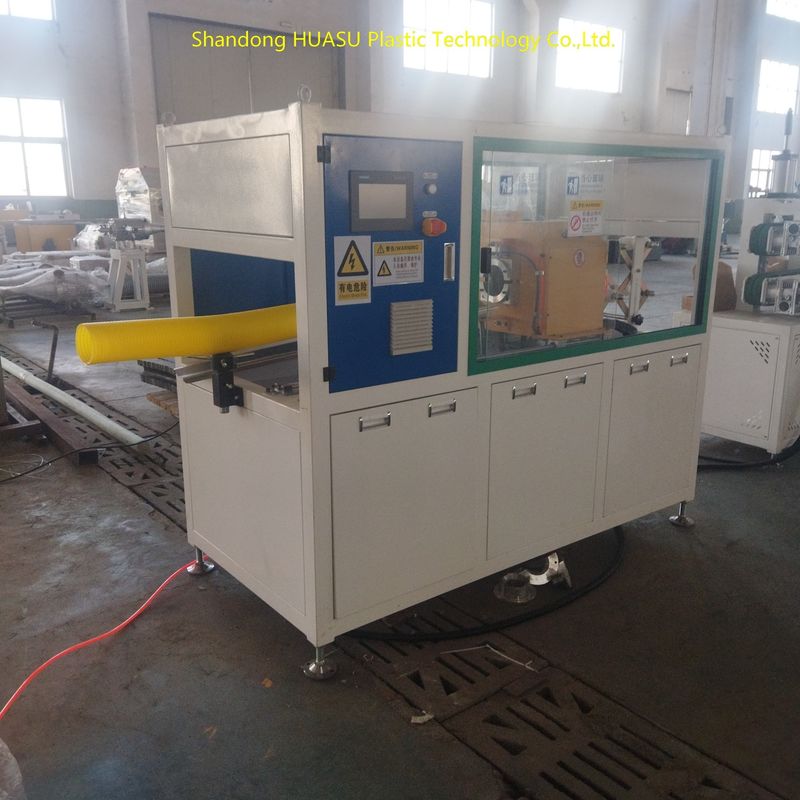 PLC নিয়ন্ত্রণ এবং জল শীতলীকরণ সহ কাস্টমাইজযোগ্য আউটপুটের জন্য 100-1000kW উৎপাদন ক্ষমতা সম্পন্ন ডাবল ওয়াল ঢেউখেলান পাইপ মেশিন