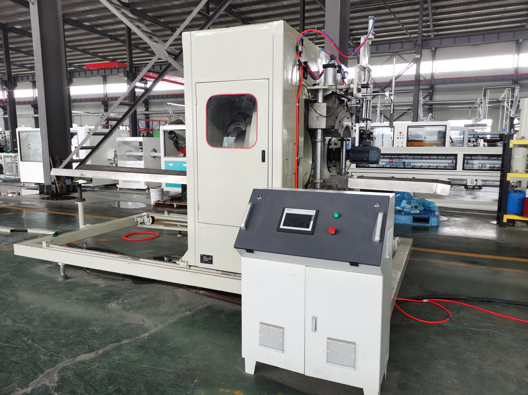 পিপি / পিই / পিভিসি উপাদান ডাবল প্রাচীর corrugated পাইপ extrusion লাইন স্বয়ংক্রিয়