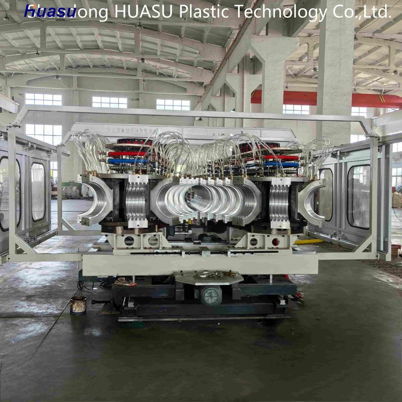 ৩২-৮০০ মিমি ডাবল ওয়াল করুগেটেড পাইপ মেশিন ৫০০-২০০০ কেজি/ঘন্টা আউটপুট এবং সিমেন্স পিএলসি সিস্টেমের সাথে