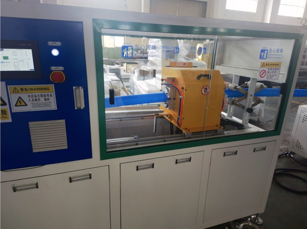 সিমেন্স ইনভার্টার ইলেকট্রিক কম্পোনেন্ট সহ ডাবল ওয়াল গলভড পাইপ এক্সট্রুশন লাইন