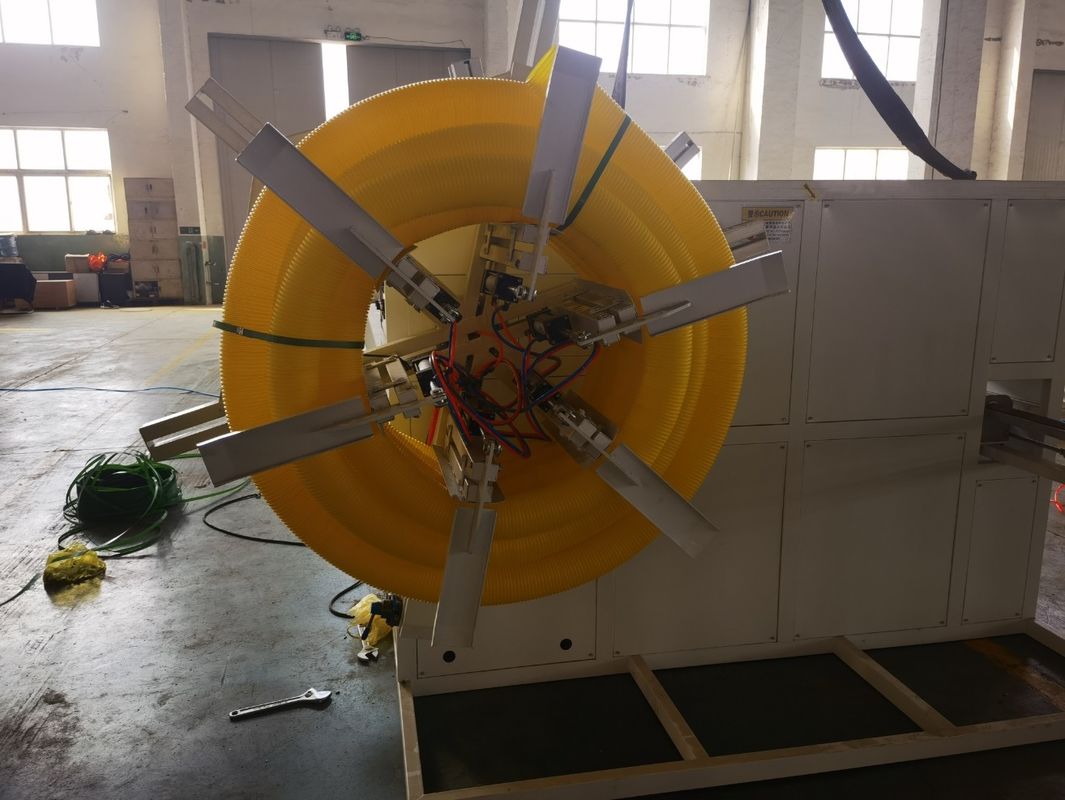 সিমেন্স ইনভার্টার ইলেকট্রিক কম্পোনেন্ট সহ ডাবল ওয়াল গলভড পাইপ এক্সট্রুশন লাইন