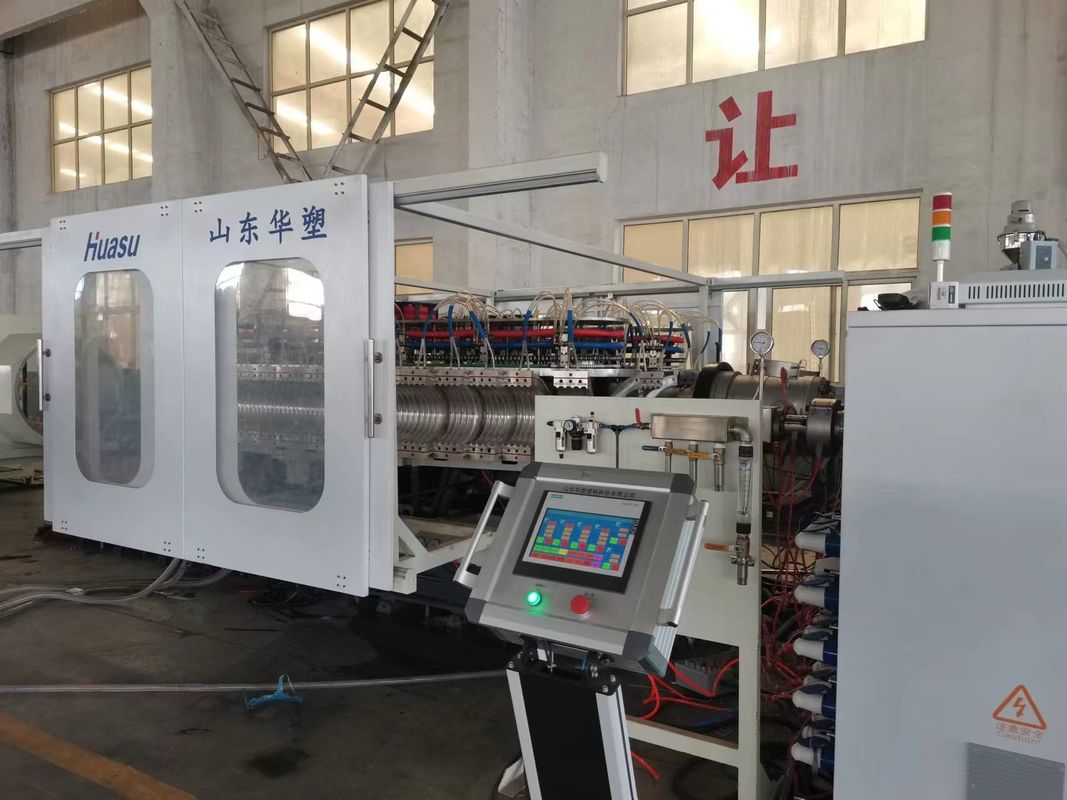 সিমেন্স পিএলসি নিয়ন্ত্রিত নলাকার পাইপ এক্সট্রুশন লাইন উৎপাদন মেশিন 0.4-0.7 মিমি এর নাইট্রাইডিং গভীরতা সঙ্গে