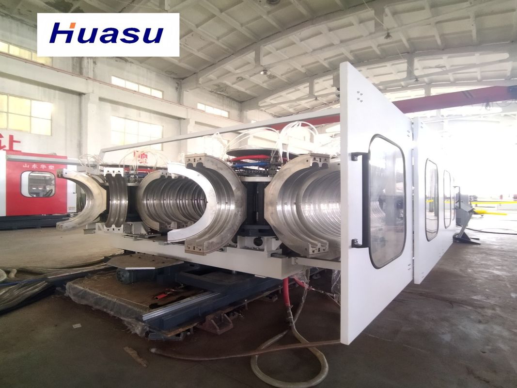 পিএলসি কন্ট্রোল সিস্টেম এবং টাচ স্ক্রিন DWC পাইপ এক্সট্রুশন লাইন এবং কাস্টমাইজযোগ্য উত্পাদন জন্য