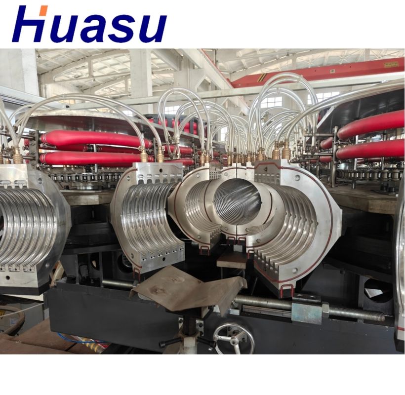 অ্যালুমিনিয়াম খাদ ছাঁচ উপাদান এবং স্নাইডার কন্টাক্টর সহ কাস্টমাইজযোগ্য ডাবল ওয়াল ঢেউতোলা পাইপ এক্সট্রুশন লাইন