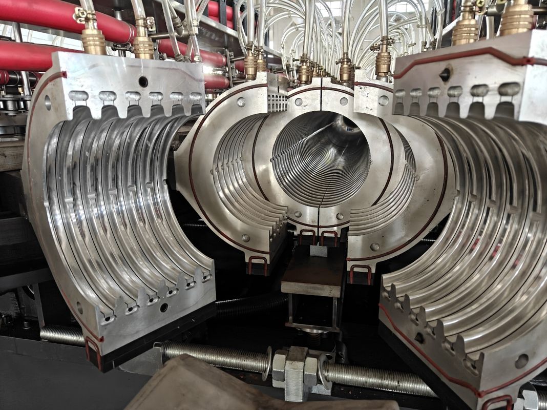 ডাব্লুডাব্লুসি পাইপ এক্সট্রুশন লাইন 32-1600 মিমি পাইপ ব্যাসার্ধ এবং 60-2000 কেজি / ঘন্টা ধারণক্ষমতার জন্য শঙ্কুযুক্ত টুইন-স্ক্রু এক্সট্রুডার সহ