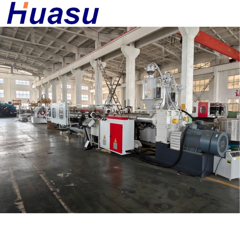 কাস্টমাইজযোগ্য ডাবল ওয়াল গ্লোবাল পাইপ টেকসই এইচডিপিই পাইপ মেশিন জন্য পাইপ ব্যাসার্ধ পরিসীমা 32mm-1600mm