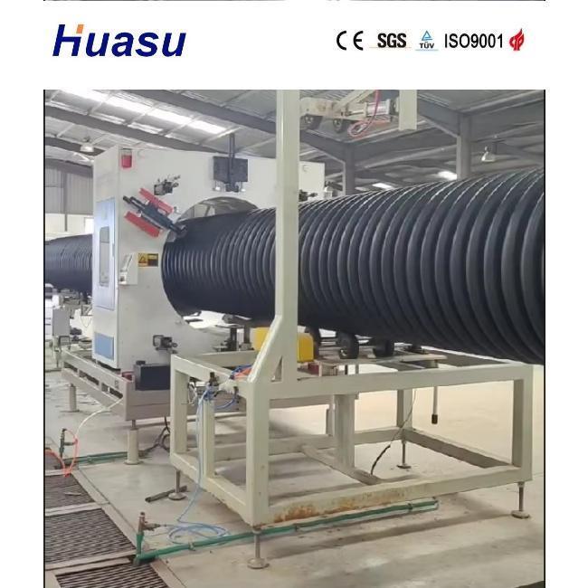 ডিডব্লিউসি পাইপ এক্সট্রুশন লাইন 32-1600 মিমি পাইপ ব্যাসার্ধ 60-2000 কেজি / ঘন্টা ক্ষমতা এবং উচ্চ দক্ষতার জন্য সিমেন্স পিএলসি প্রযুক্তি