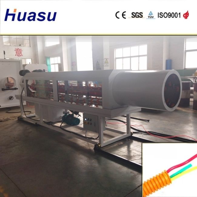 ডাব্লুডাব্লুসি পাইপ এক্সট্রুশন লাইন 32-1600 মিমি পাইপ ব্যাসার্ধ এবং 60-2000 কেজি / ঘন্টা ধারণক্ষমতার জন্য শঙ্কুযুক্ত টুইন-স্ক্রু এক্সট্রুডার সহ