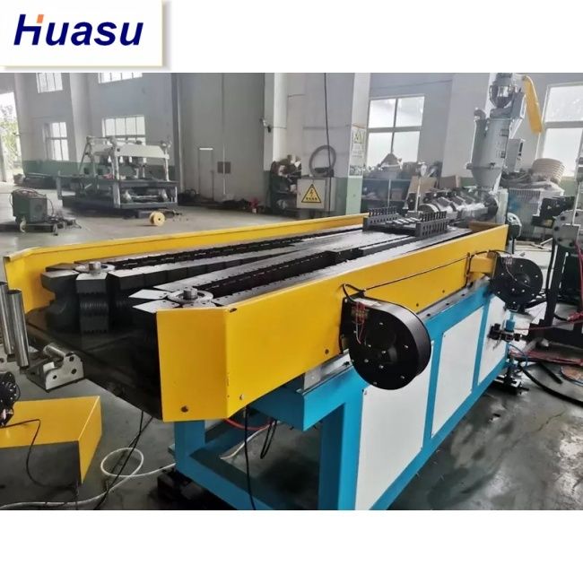 উচ্চ উৎপাদনশীলতা সম্পন্ন ডিডব্লিউসি পাইপ এক্সট্রুশন লাইন, ৩২-১৬০০মিমি কাটিং ব্যাস এবং সিমেন্স পিএলসি প্রযুক্তি সহ