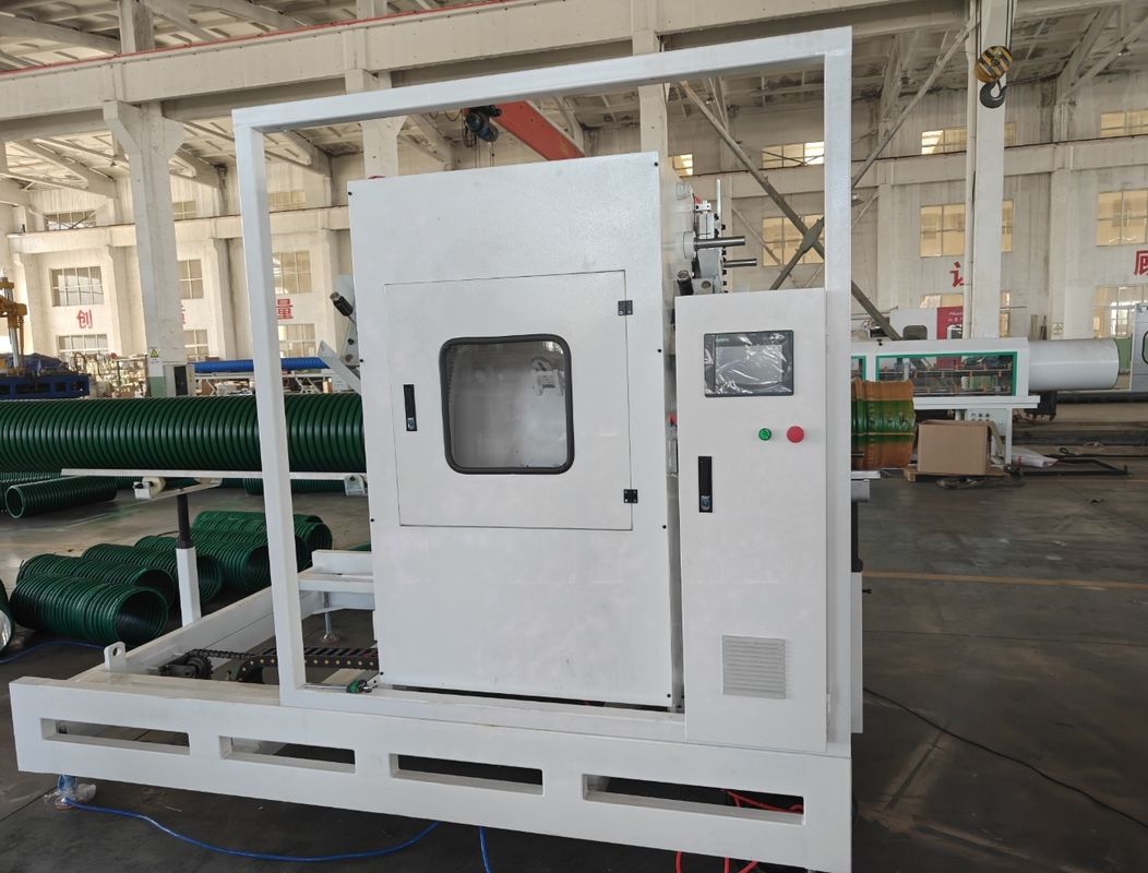 ডাবল ওয়াল হাই স্পিড পিভিসি পাইপ এক্সট্রুশন মেশিন, ঢেউখেলানো পাইপ তৈরির মেশিন