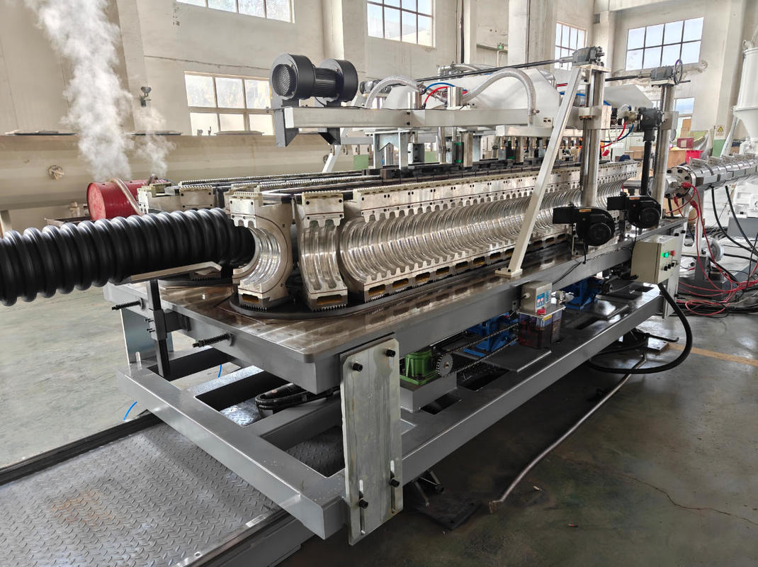 Siemens Main Motor Powered Double Wall Corrugated Pipe Extrusion Line with Deep Screw Structure and Versatile Applications