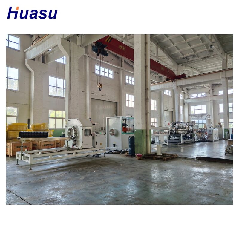 সিমেন্স পিএলসি নিয়ন্ত্রিত এইচডিপিই পাইপ এক্সট্রুশন লাইন, ৩২মিমি - ১৬০০মিমি পাইপ ব্যাস এবং ঘন্টায় ১০০-২০০০ কেজি উৎপাদন ক্ষমতা