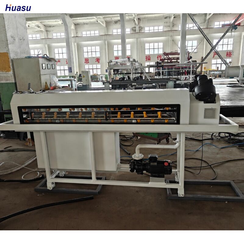 PLC নিয়ন্ত্রণ একক প্রাচীর ঢেউখেলান পাইপ এক্সট্রুশন লাইন, ব্যারেল নাইট্রাইডিং গভীরতা 0.4～0.7 মিমি এবং Schneider/Siemens বৈদ্যুতিক উপাদান সহ