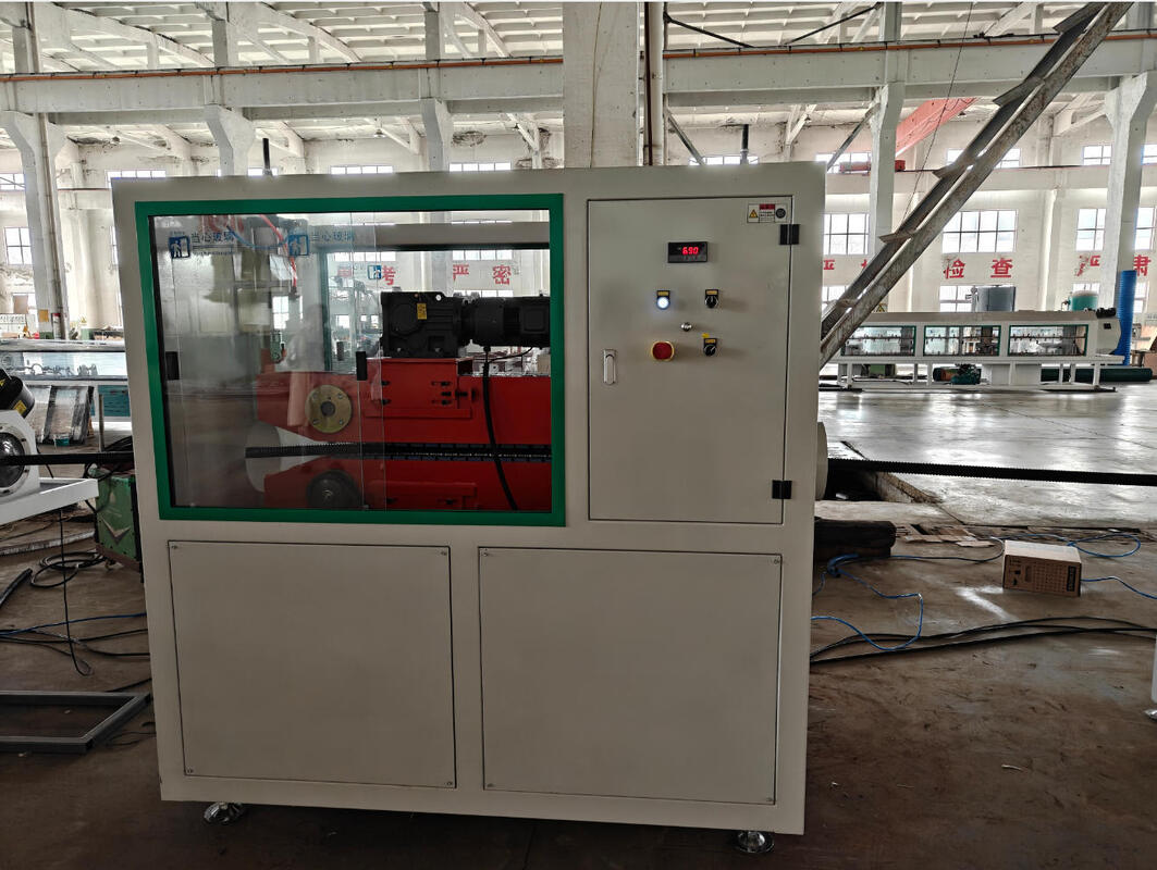 পিএলসি কন্ট্রোল সহ একক প্রাচীর ঢেউখেলান পাইপ এক্সট্রুশন লাইন যা আধা-স্বয়ংক্রিয় থেকে সম্পূর্ণ স্বয়ংক্রিয় অপারেশন এবং স্নাইডার/সিমেন্স বৈদ্যুতিক উপাদান সরবরাহ করে