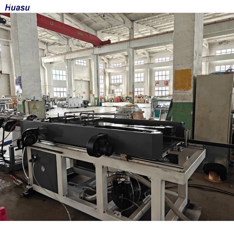 পিএলসি কন্ট্রোল সহ একক প্রাচীর ঢেউখেলান পাইপ এক্সট্রুশন লাইন যা আধা-স্বয়ংক্রিয় থেকে সম্পূর্ণ স্বয়ংক্রিয় অপারেশন এবং স্নাইডার/সিমেন্স বৈদ্যুতিক উপাদান সরবরাহ করে