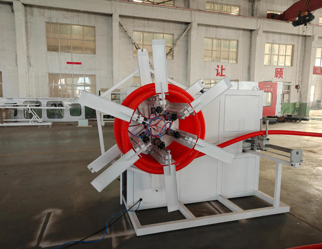 স্বয়ংক্রিয় উচ্চ নির্ভুলতা একক প্রাচীর corrugated পাইপ এক্সট্রুশন মেশিন সঙ্গে LD অনুপাত 33 38 40 শিল্প ব্যবহারের জন্য