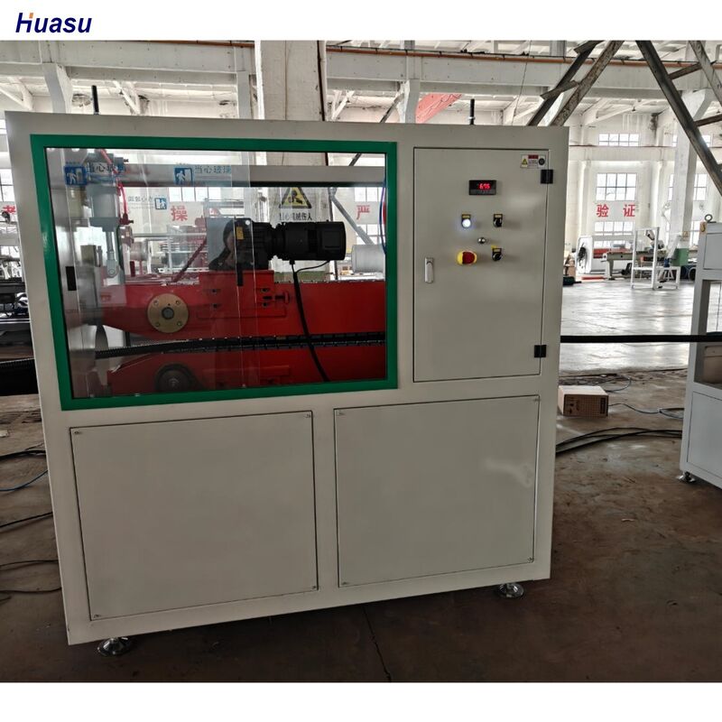 স্বয়ংক্রিয় খাওয়ানো এবং জল শীতল সিস্টেম সঙ্গে উচ্চ নির্ভুলতা একক প্রাচীর corrugated পাইপ এক্সট্রুশন লাইন