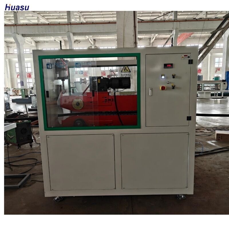 জল শীতল সিস্টেম 38CrMoAlA ব্যারেল উপাদান সঙ্গে PE প্লাস্টিক প্রক্রিয়াকরণ জন্য একক প্রাচীর corrugated পাইপ এক্সট্রুশন লাইন