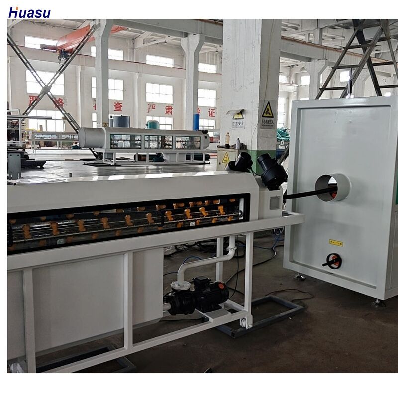 জল শীতল একক দেয়াল corrugated পাইপ এক্সট্রুশন লাইন সঙ্গে L / D অনুপাত 33/38/40 এবং 38CrMoAlA ব্যারেল উপাদান