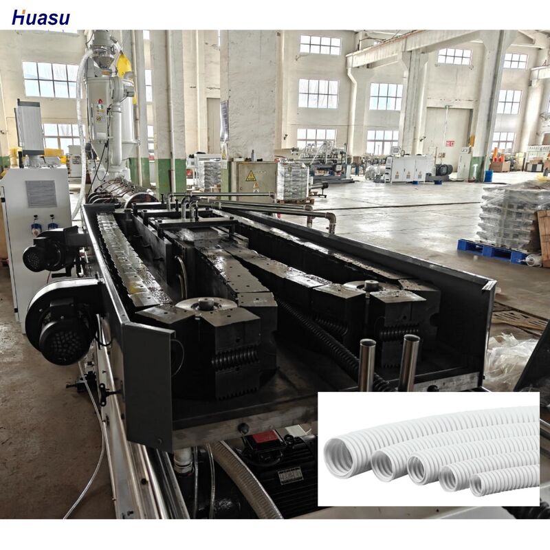 ১ বছরের ওয়ারেন্টি সহ স্বয়ংক্রিয় ঢেউতোলা পাইপ উৎপাদন লাইন, যা পাইপ এক্সট্রুশন প্রক্রিয়া এবং দীর্ঘস্থায়ী স্থায়িত্ব প্রদান করে