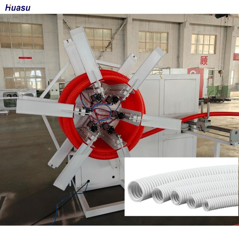 PLC With Remote Control Single Wall Corrugated Pipe Extrusion Line Customized Corrugated Pipe Extrution Line Equipment for Production