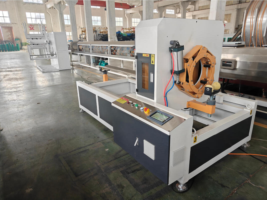 এক দেয়াল পাইপ টাইপ স্পাইরাল পাইপ এক্সট্রুশন লাইন আধা স্বয়ংক্রিয় থেকে সম্পূর্ণ স্বয়ংক্রিয় বিকল্প নমুনা বা অঙ্কন সঙ্গে পাইপ আকৃতি