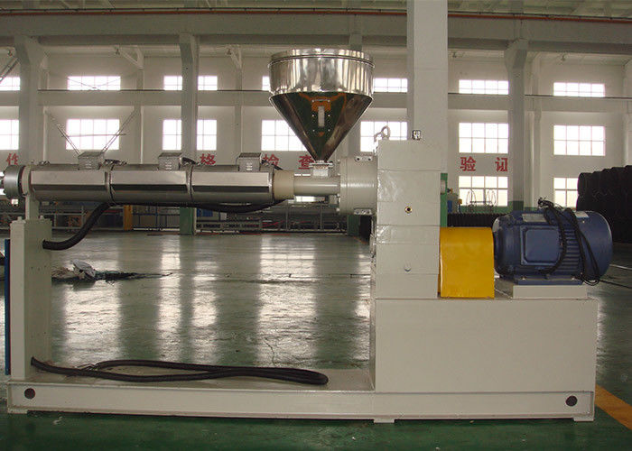 পিভিসি / পিই ডাবল ওয়াল rugেউখেলান পাইপ এক্সট্রুশন লাইন প্লাস্টিক নল মেশিন